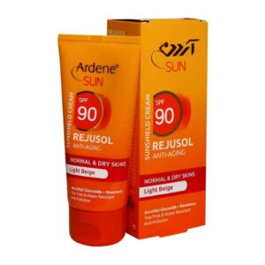 کرم ضد آفتاب رنگی SPF90 آردن مناسب پوست معمولی و خشک 50 گرم